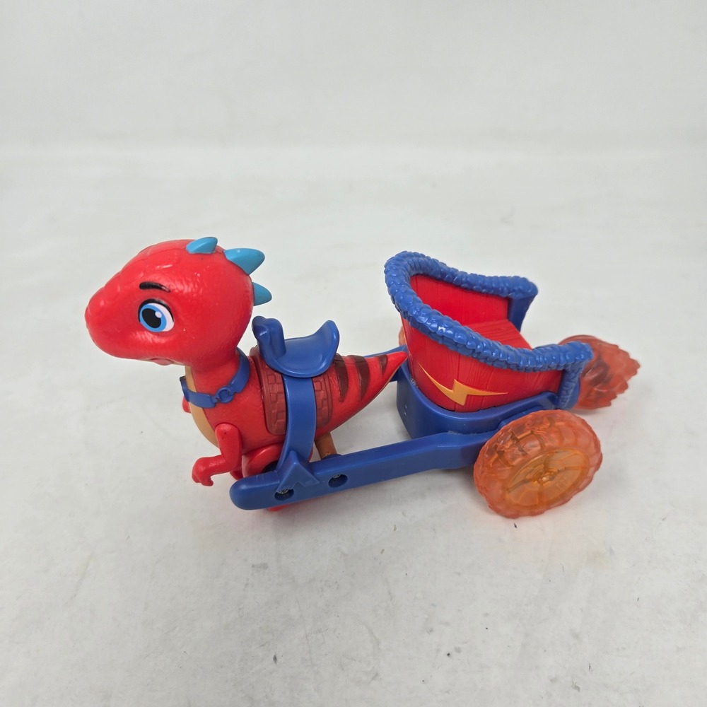 Jazwares Dino Ranch Blitz Rocket Rig Vehicle Red Dinosaur Chariot DNR0010